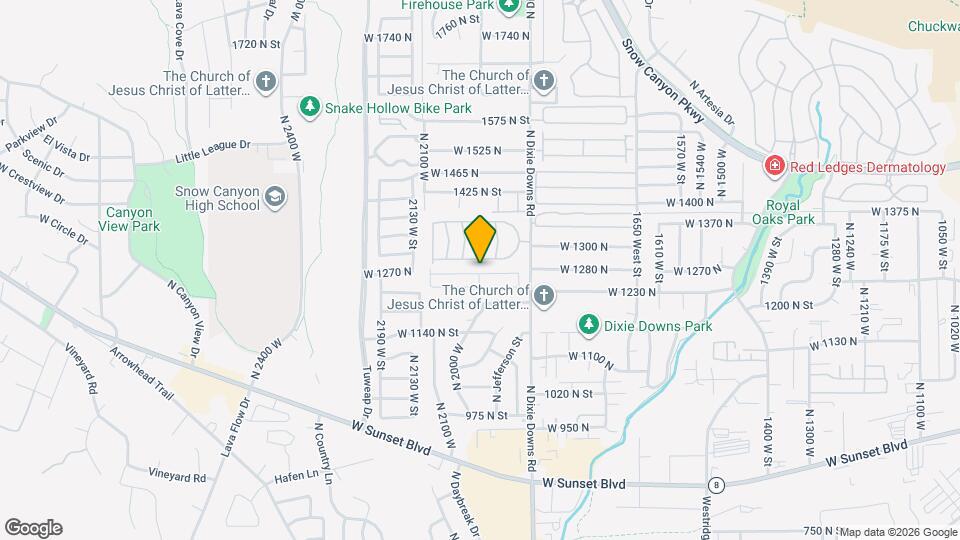 1225 N Dixie Downs Rd Mapa y Detalles de la Ubicación
