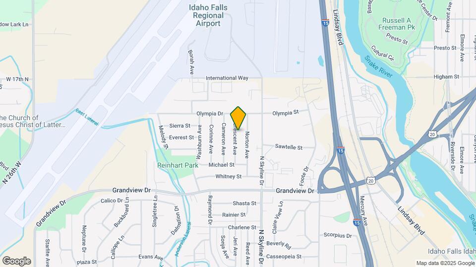 1310 Crescent Ave Map and Location Details