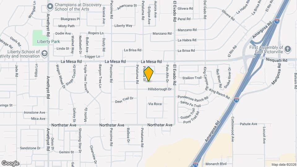 14333 La Crescenta Ave Map and Location Details