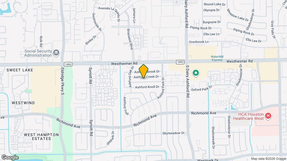 12810 Ashford Meadow Dr Map and Location Details