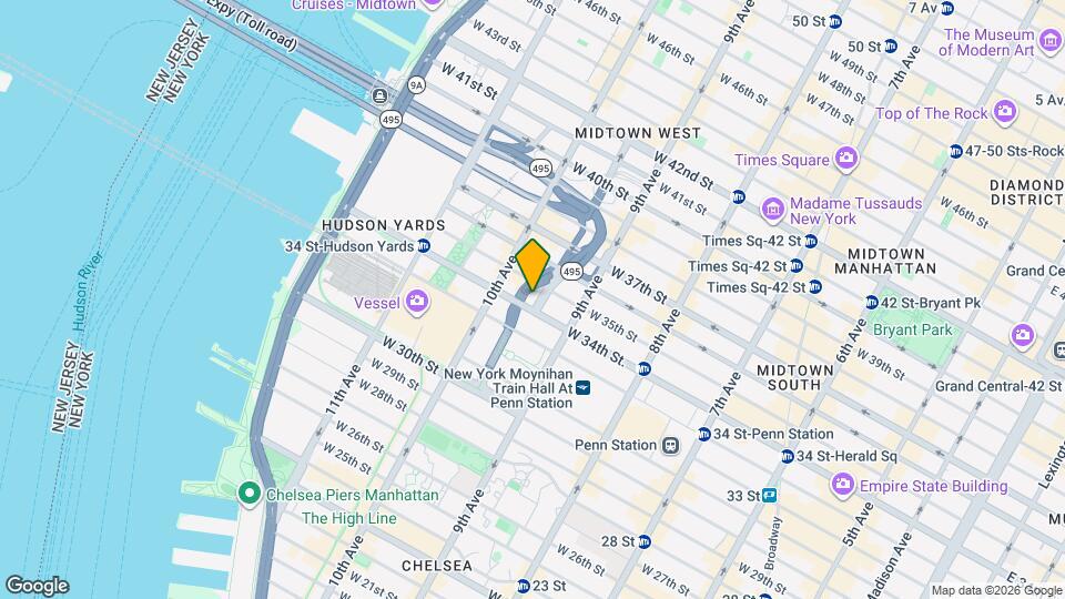 433 W 34th St, Unit 9N Mapa y Detalles de la Ubicación