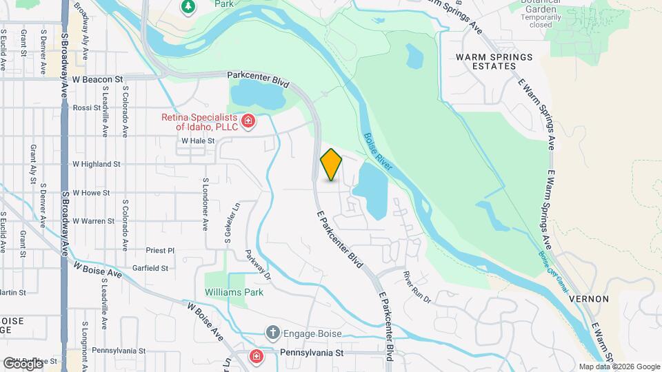 500 W Highland St Map and Location Details