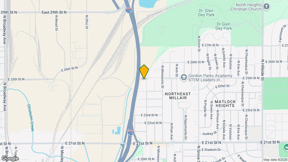 2565 N Kansas St Map and Location Details