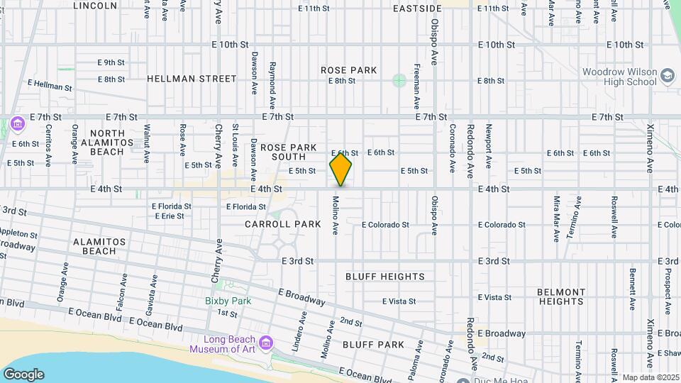 2630-2634 E 4th St Map and Location Details