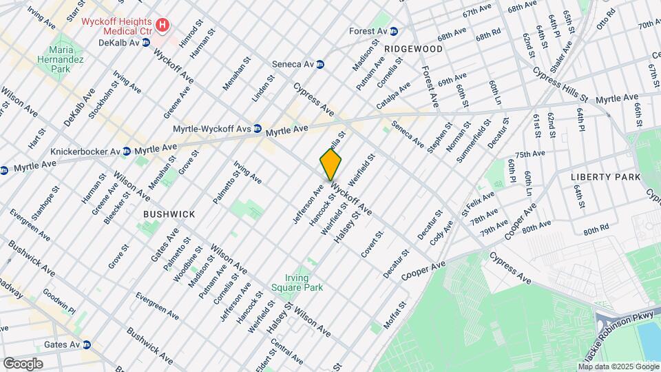 880 Wyckoff Ave Map and Location Details