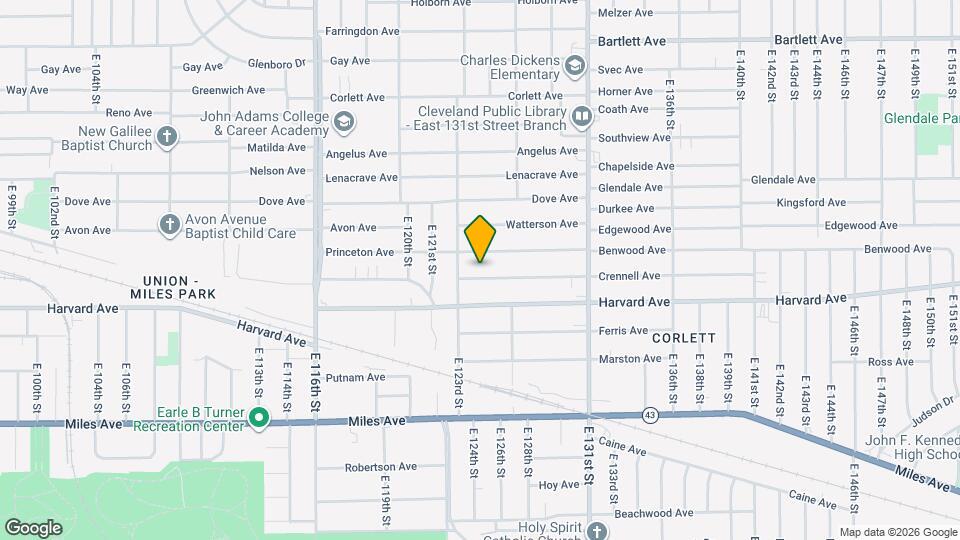 12325 Crennell Ave Map and Location Details