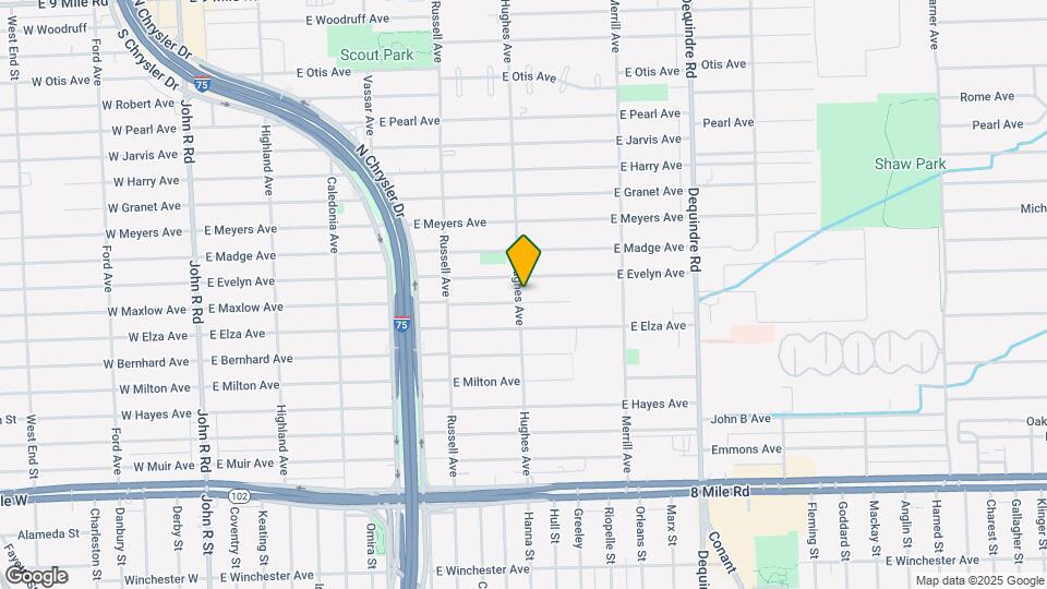 1403 E Maxlow Ave Mapa y Detalles de la Ubicación