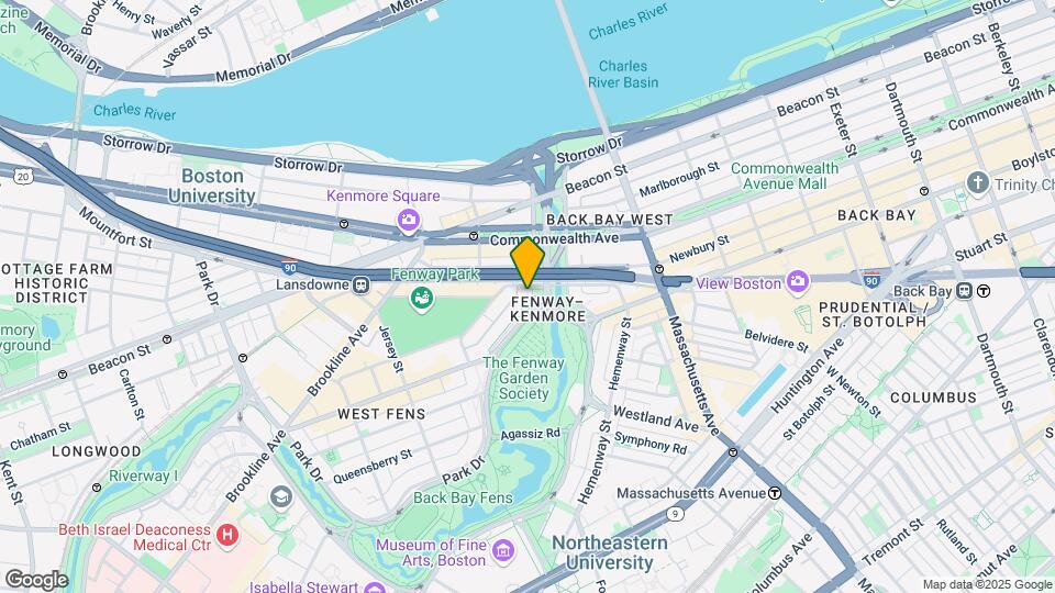 2 Charlesgate W, Unit 1163-30 Map and Location Details