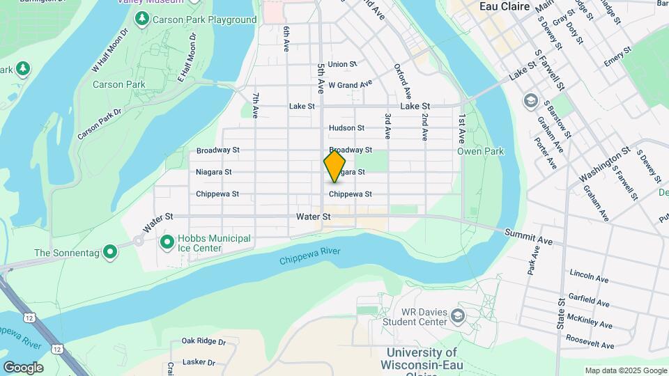 428 Chippewa St Map and Location Details