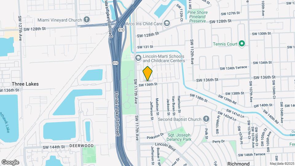 11546 SW 135th Ln Mapa y Detalles de la Ubicación