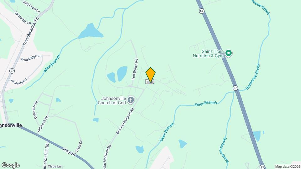 832 Brooks Mangum Rd Map and Location Details