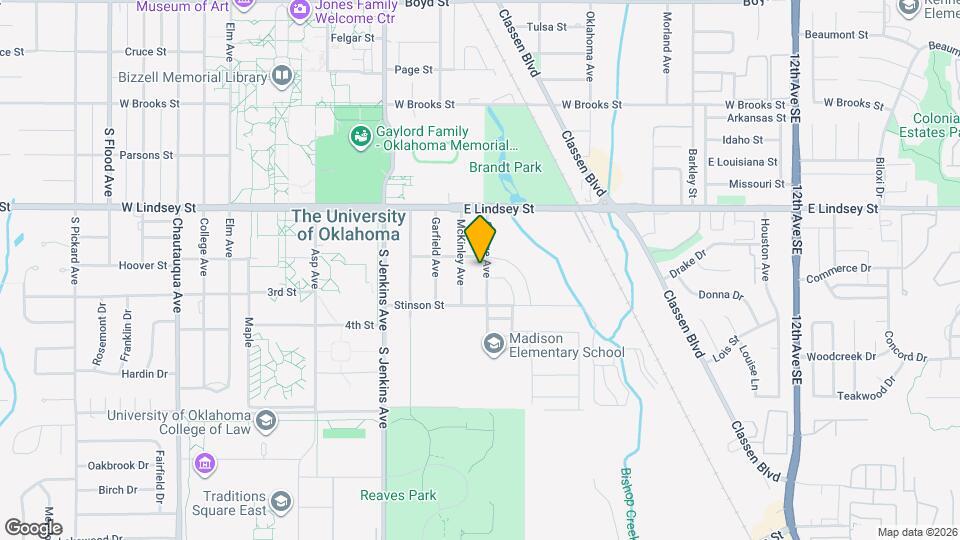 1404 George Ave Mapa y Detalles de la Ubicación