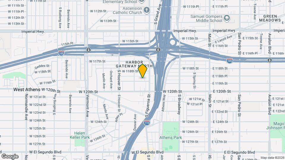 527 W 119th St, Unit 527 Map and Location Details