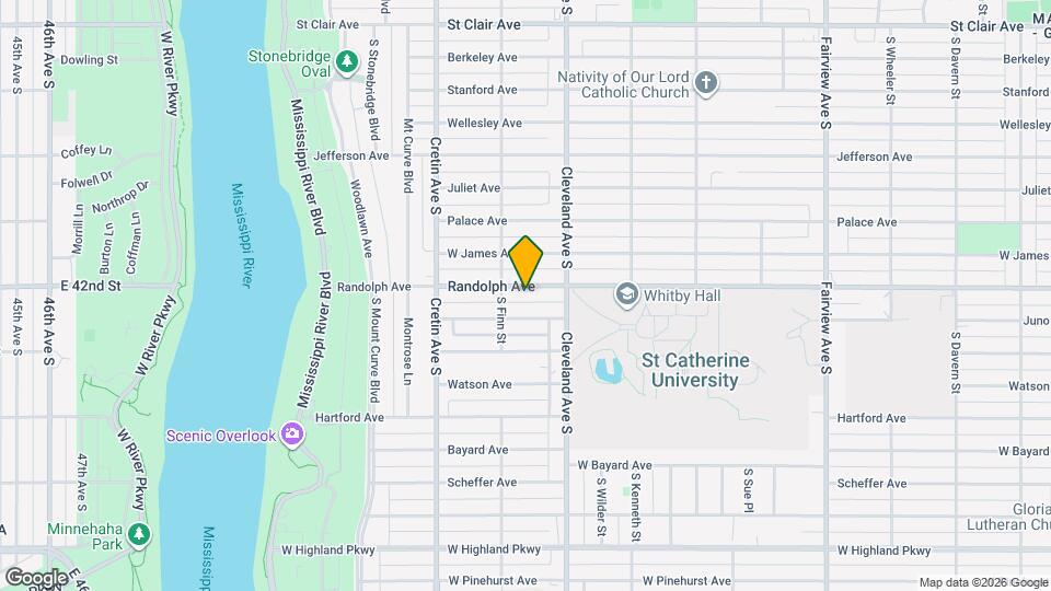 2096 Randolph Ave Map and Location Details