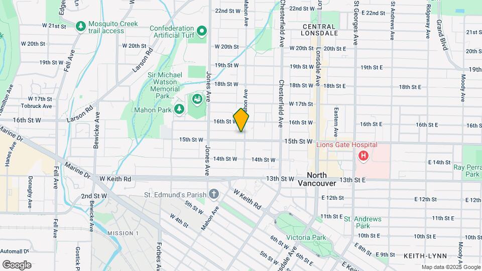 1509 Mahon Av Map and Location Details