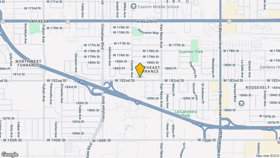 2425 W 182nd St Map and Location Details