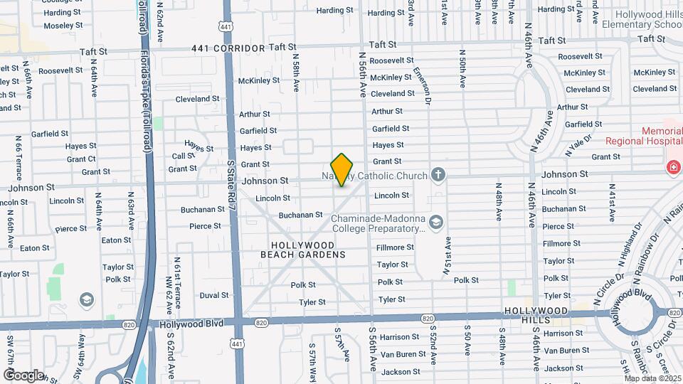 5639 Lincoln St Map and Location Details