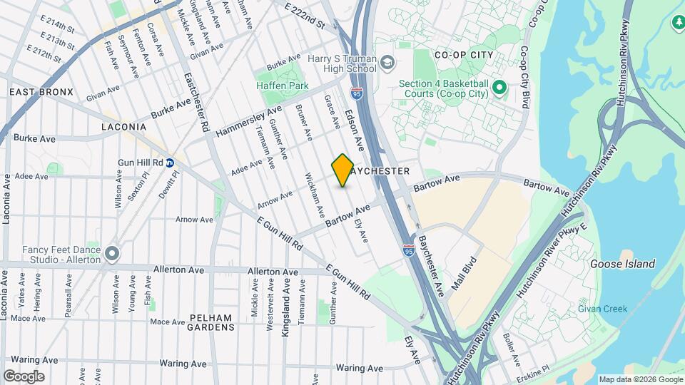 2853 Ely Ave Map and Location Details