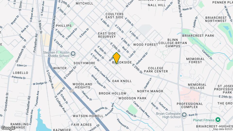 1536 Bennett St Map and Location Details