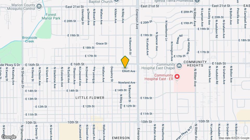 1502-1504 N Bancroft St Map and Location Details