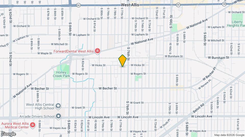 1956 S 77th St Map and Location Details