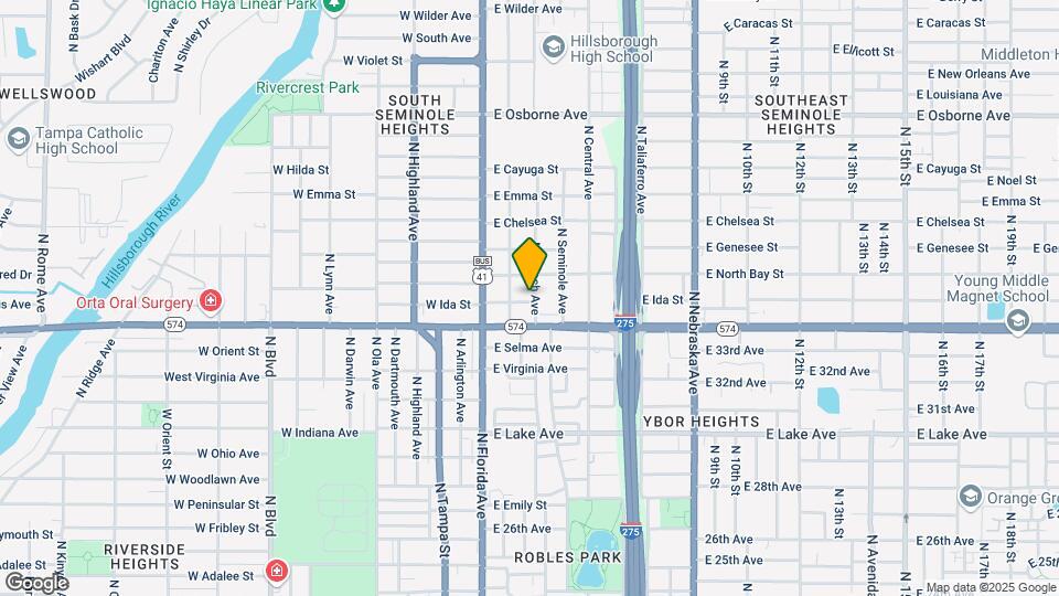 4102 N Branch Ave Map and Location Details