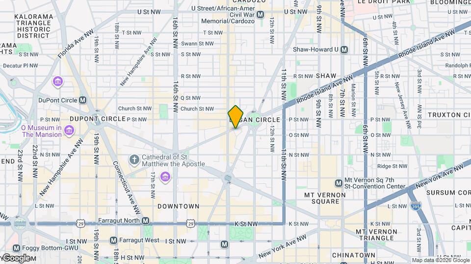 1322 Rhode Island Ave NW, Unit Unit 3 Map and Location Details