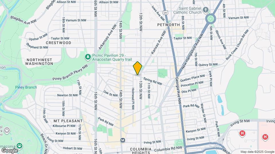 1310 Spring Rd NW Map and Location Details