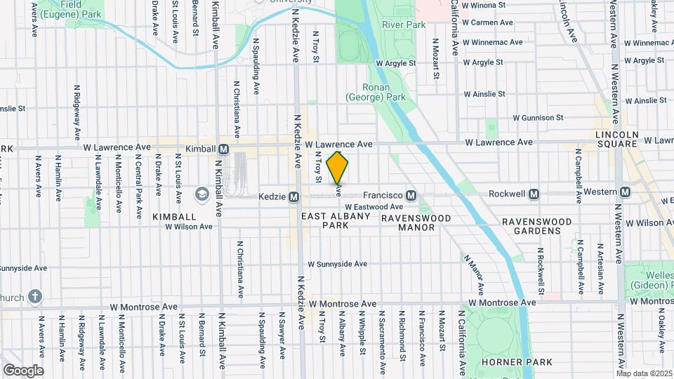 3101 W Leland Map and Location Details