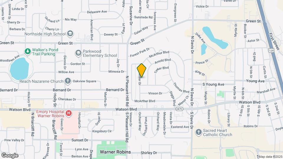 626 Miller Dr Map and Location Details