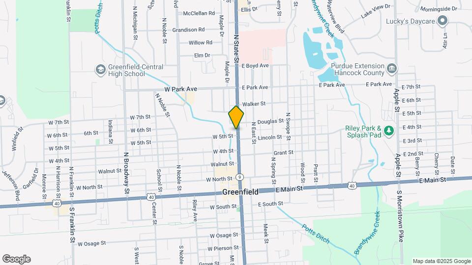 404 N State St Map and Location Details