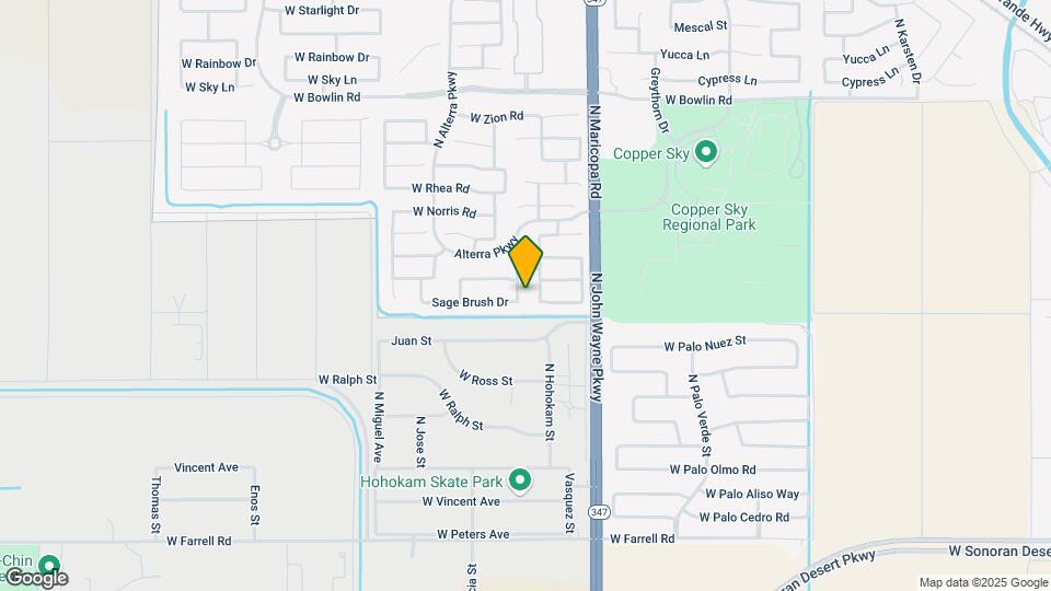 17373 N Costa Brava Ave Map and Location Details