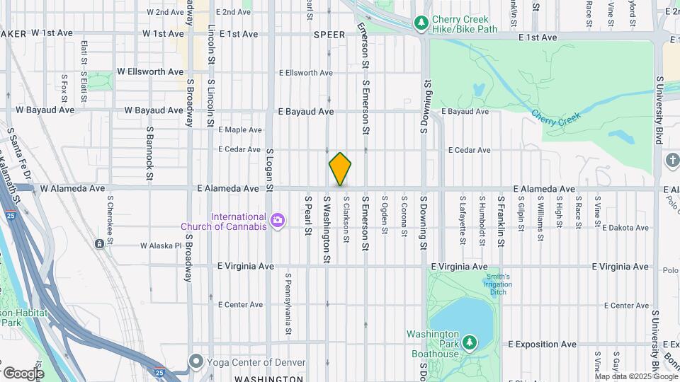 730 E Alameda Ave Map and Location Details