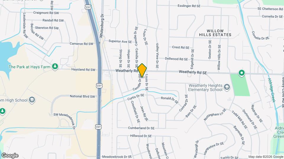 10007 Camille Dr SE Mapa y Detalles de la Ubicación