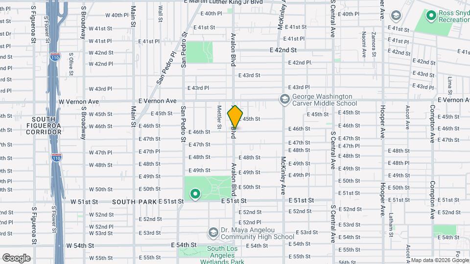 603 E 46th St Map and Location Details