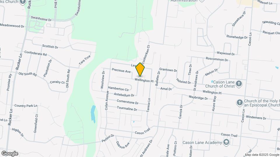 1443 Antebellum Dr Map and Location Details