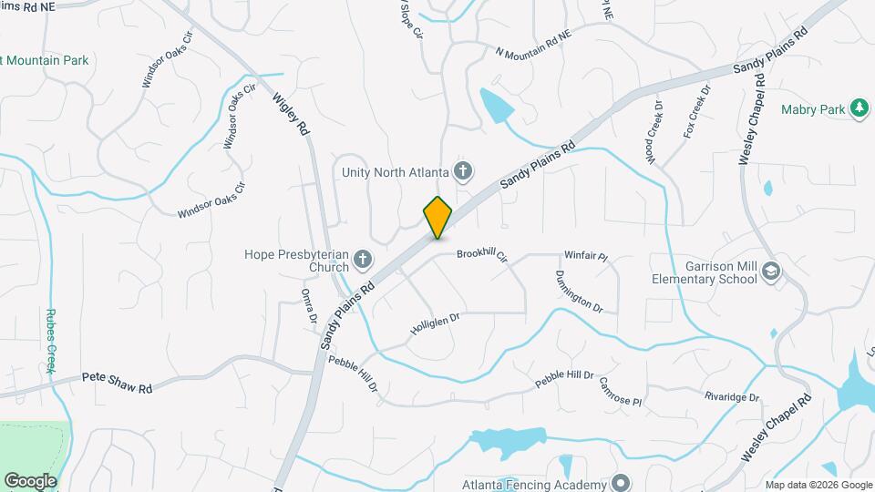 3441 Brookhill Cir Map and Location Details