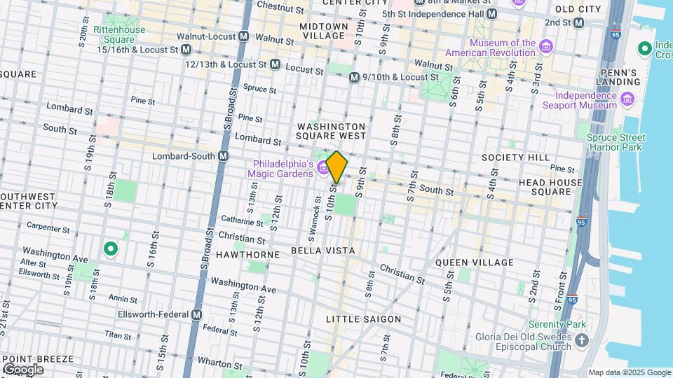 625 S 10th St Map and Location Details
