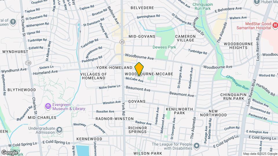 614 McCabe Ave Map and Location Details