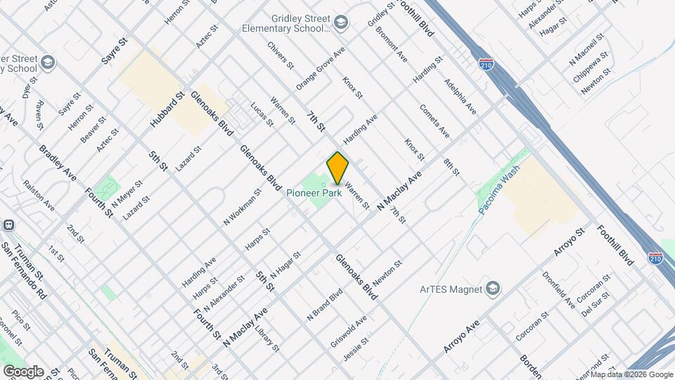 1301 Lucas St Map and Location Details