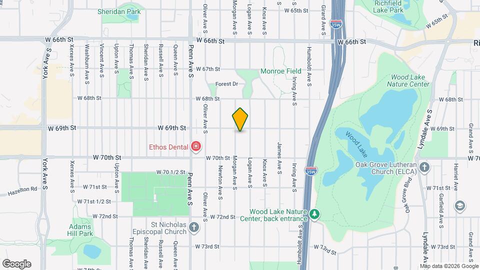 6909 Morgan Ave S Map and Location Details