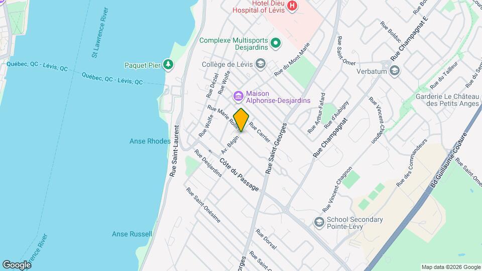 40 Bégin Av Map and Location Details