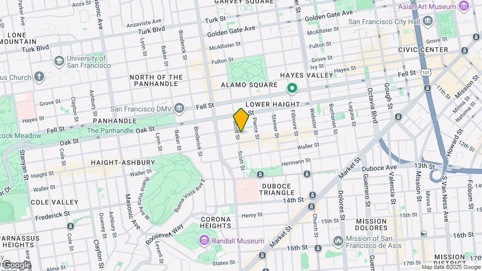 226-230 Scott St Map and Location Details