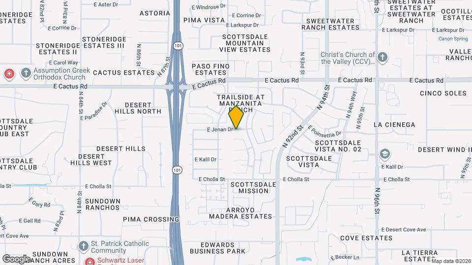 9035 E Jenan Dr Map and Location Details