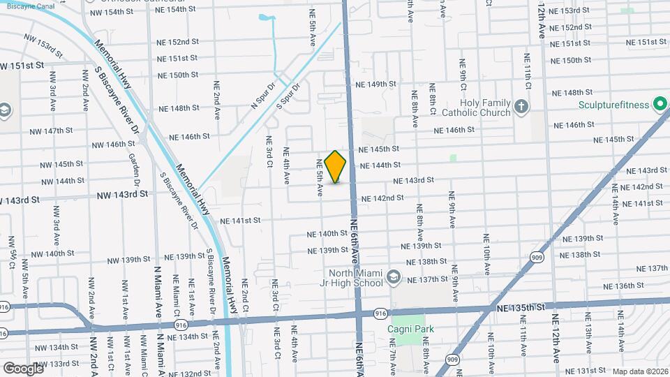 560 NE 143rd St Map and Location Details