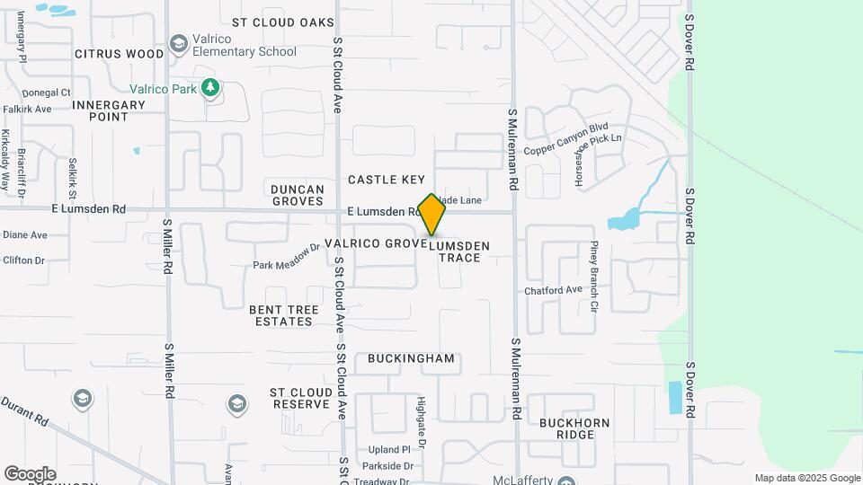 1102 Lumsden Trace Cir Map and Location Details