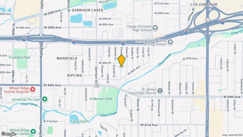 4564 Everett St, Unit 4564 Everett St. Mapa y Detalles de la Ubicación