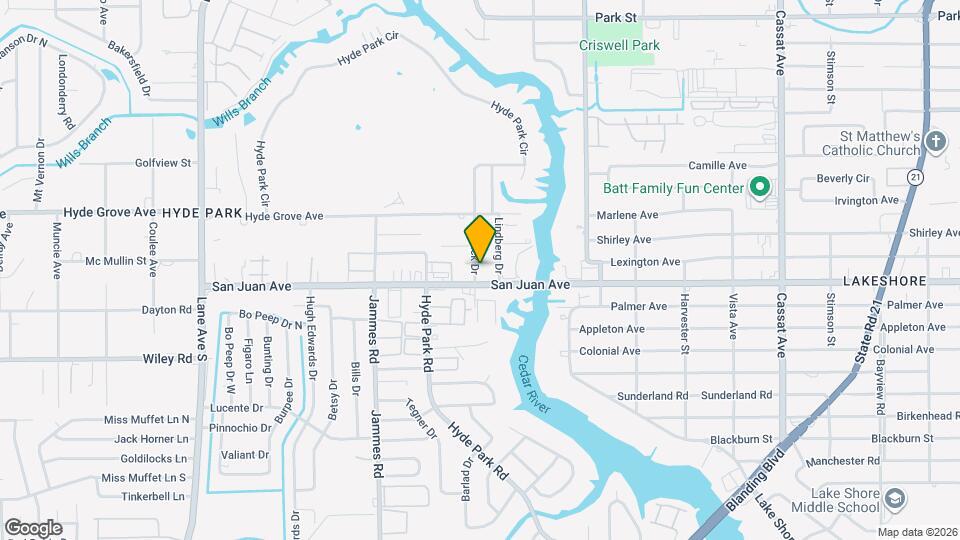 5744 Lexington Ave Map and Location Details