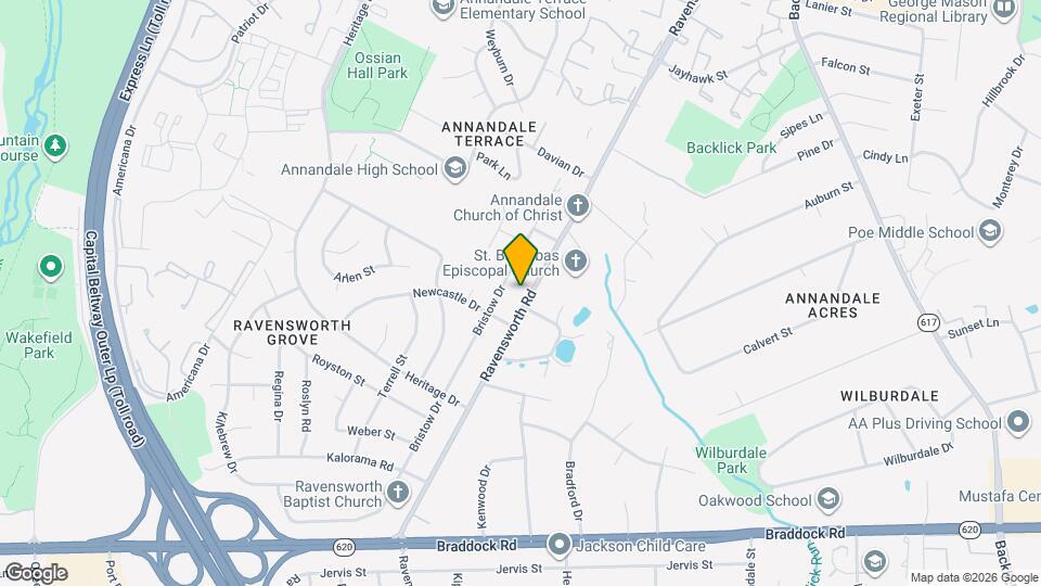 4814 Ravensworth Rd Map and Location Details