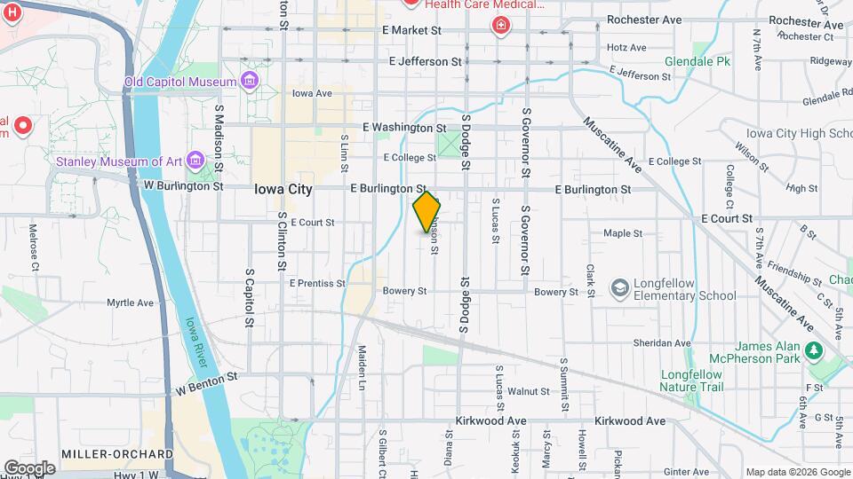 419 S Johnson St Map and Location Details